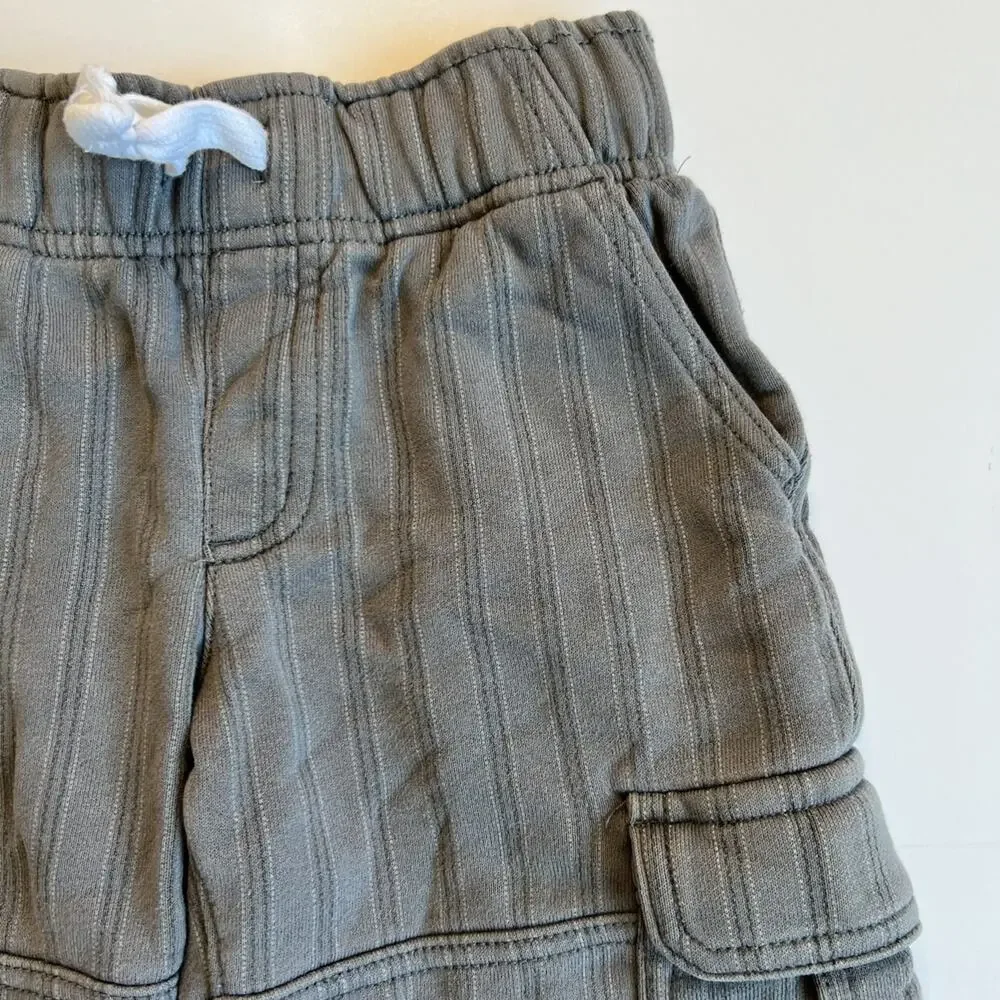 Gymboree Grey Striped Cargo Shorts